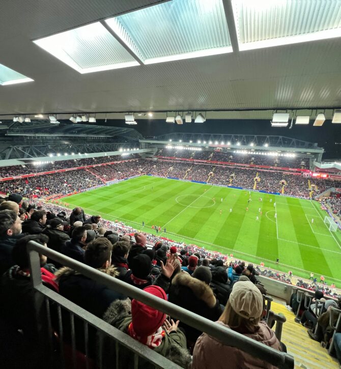 Anfield on a match day
