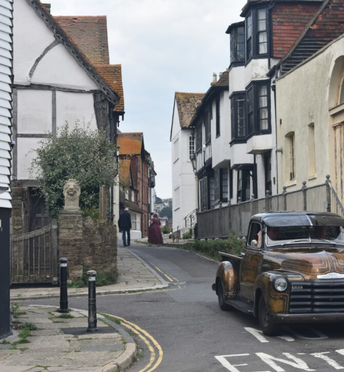 A quiet street in Hastings