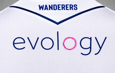 Evology back of shirt sponsor bwfc